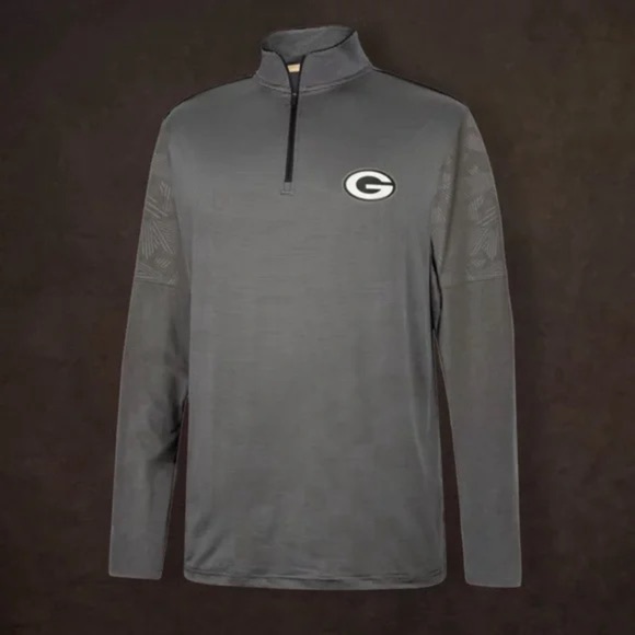 NFL • Green Bay Packers Quarter-Zip Pullover Team Apparel Packers Primary Logo - Picture 5 of 5